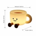thumbnail image 3 of Night Light Coffee Cup Shaped Rechargeable Warm Yellow for Bedroom Desk Decor, 3 of 7