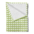 thumbnail image 2 of Oriental Soft Flannel Fleece Throw Blanket, Style Symmetric Pattern with Eastern Ornamental Illustration, Cozy Plush for Indoor and Outdoor Use, 60" x 80", Pale Green White, by Ambesonne, 2 of 5