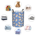 thumbnail image 6 of Balery Corgi Round Laundry Basket with Handles Waterproof Freestanding Laundry Hamper for Clothes Toys in the Dorm and Family-, 6 of 8