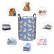 thumbnail image 4 of Balery Corgi Cesta de ropa redonda con asas, impermeable, independiente, para ropa, juguetes, dormitorio y familia-Small, 4 of 6