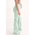 thumbnail image 3 of Ragstock Green Swirl High Waisted Flares, 3 of 4