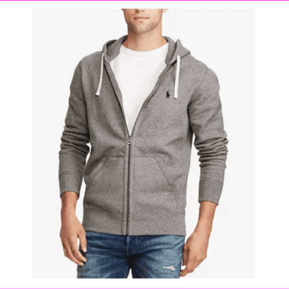 Polo Ralph Lauren Men's Signature Hoodie, Alaskan Heather, XXL