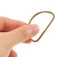 thumbnail image 4 of SHISUYAN 20PCS Metal Shoulder Strap D Ring Multipurpose Bag Webbing Ring Accessories for Luggage Clothes Backpack Belt (Golden), 4 of 8