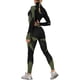 thumbnail image 2 of Ropa, calzado, etc. y complementos Ropa deportiva de entrenamiento para mujer Leggings de cintura alta de 2 piezas y top corto de manga larga Ropa deportiva de yoga con cremallera frontal Zhivalor LRWJ007-2, 2 of 4
