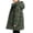 Olive Green, variant on QTBIUQ Boys Padded Coat with Pockets Hooded Zip Quilted Mid-Length Parka Warm Winter