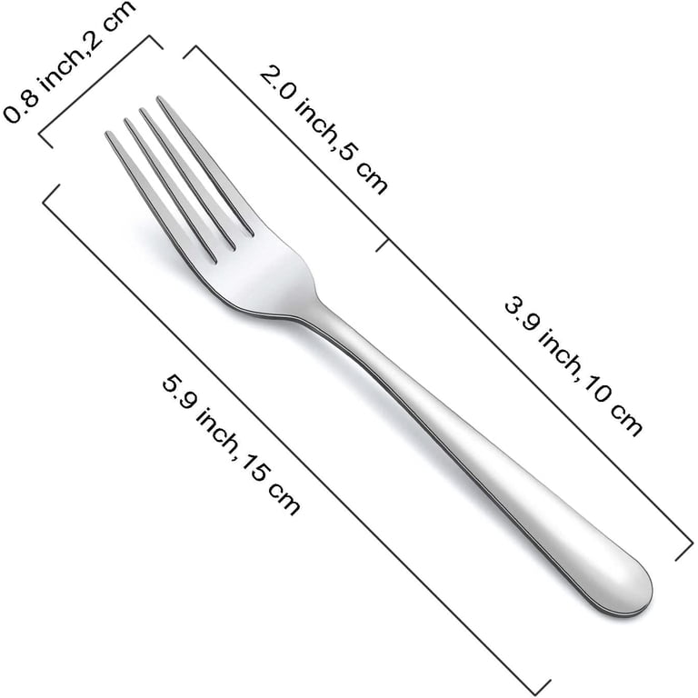 Bestdin 36-Piece Stainless Steel Salad Forks, 5.9 Inch photo 7