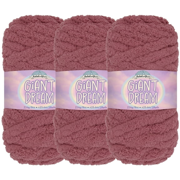 JubileeYarn Giant Dream Yarn - Jumbo Polyester - 226g/Skein - Prophecy - 3 Skeins