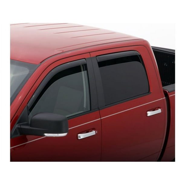 Smoke Window Visors – 2007-2018 Jeep Patriot – 4pc Slim Style Tape-On External – Benz-vs-BMW