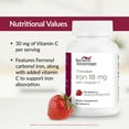 thumbnail image 5 of Bariatric Advantage Iron 18 mg with Vitamin C Chewable - Strawberry - 90 Tablets, 5 of 7