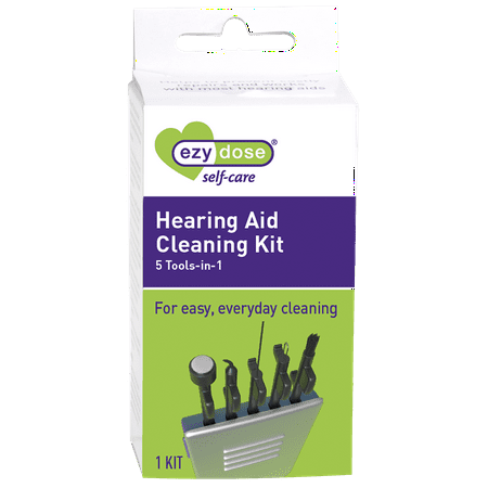Ezy Dose 5-in-1 Hearing Aid Cleaning Tools Kit