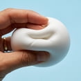 thumbnail image 5 of Moldable Fluid Ball Fidget Toy, Slow Rising Fidget Cheese Ball, Super Large Stress Relief Sensory Toy, White 50ml, 5 of 7