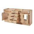 thumbnail image 6 of Ariel Hepburn 72 Inch Double Sink Base Cabinet In Oak, 6 of 10