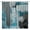 Teal Gray, variant on Abstract Orange Shower Curtain Burnt Orange Gray Brushstrokes Style Grunge Art Painting Modern Fabric Bathroom Curtains Decor Set,(70" Wx84 H)
