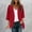 Red, variant on ZZwxWA Womens Cardigans Lightweight Casual Eyelet Open Front Solid Color Fall Vacation Cover ups Dressy Jacket Outwear
