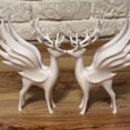 thumbnail image 5 of PEIBang Christmas Reindeer Figurines Tabletop Decorations,Christmas Reindeer Decor with Wings Deer Statue for Xmas Party Home Mantel Shelves Decor, 5 of 5