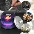 thumbnail image 4 of Yayeee Ashtray with Lid for Cigarette Smokeless Stainless Steel Home Ash Holder, Pink Digital Art, 4 of 7