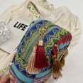 thumbnail image 5 of Yvsxxv Woven Bohemian Backpack, Ethnic Style Rucksack, 5 of 7