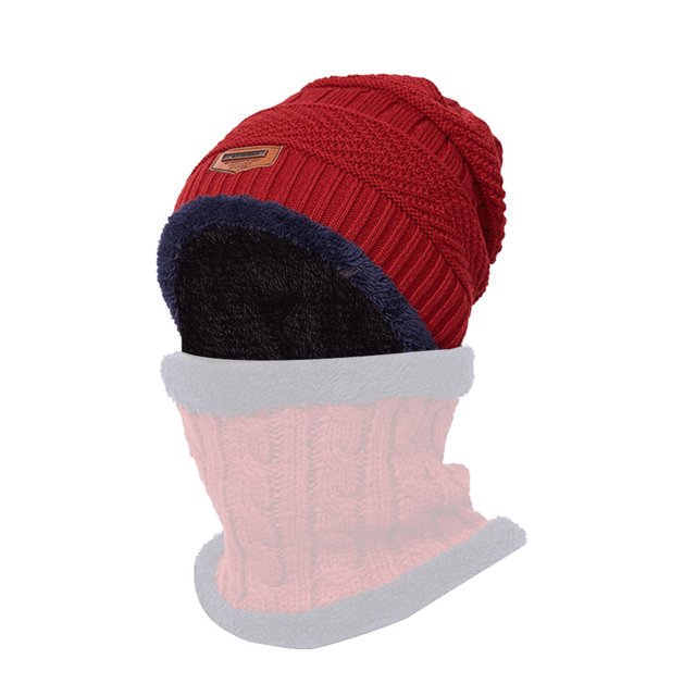 Gorro Cálido Tejido Beanie Invierno Sombrero de felpa Mujeres Hombres Deportes Cabeza Calentador Sen LIWEI Gorro