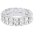 thumbnail image 1 of Joyería de la playa del pie del anillo del del pie del cristal de plata ajustable de de las mujeres de la moda Yinane anillo del dedo del pie, 1 of 3