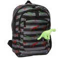thumbnail image 3 of Crckt Kids Boys 16.5" School Backpack with Plush Dangle, Dinosaur Print, 3 of 6