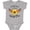 AC-Heather Grey, variant on Inktastic Granny's Little Wild 1 with Beautiful Sunflower Boys or Girls Baby Bodysuit