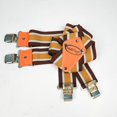 thumbnail image 2 of Mens Suspenders Heavy Duty Clips 2 inch Wide Adjustable Length Big and Tall Work Ski Dress Jeans (BROWN STRIP), 2 of 5
