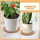thumbnail image 3 of 6 posavasos redondos de corcho para plantas, resistentes al calor, para macetas, para jardinería interior y exterior, manualidades, 3 of 7