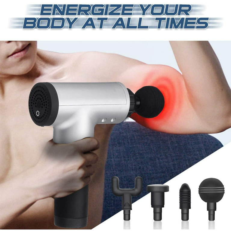Quiet Muscle Massage Gun, Revive Professional Handheld Vibration Massager  Device with 5 Adjustable S…See more Quiet Muscle Massage Gun, Revive