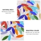 thumbnail image 3 of Mosaic Glass Pieces Leaf Shape for DIY Craft Supplies 28Pcs Set, 3 of 4
