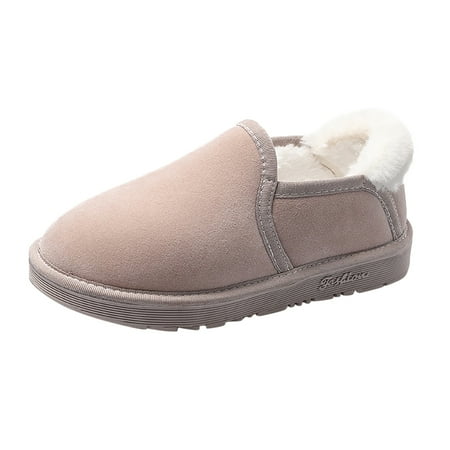 

Women Boots Autumn Winter Boots Couples Mens Womens Boots Slip On Winter Flat Splashing Plus Velvet Indoor Outdoor Warm Short Snow Shoes