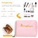 thumbnail image 4 of Bolsas de maquillaje de terciopelo con cremallera Caja de maquillaje de mujer para viajes femeninos (rosa) Ndcxsfigh Cuidado Belleza, 4 of 7