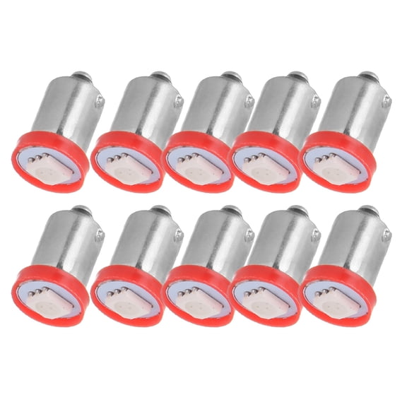 cciyu 10X BA9S LED SMD 1895 DASH INSTRUMENT PANEL CLUSTER Ash Tray Light Bulbs 1815 1816 182 1889 1891 1892 Replacement fit for Instrument panel Glove box License plate Boat cabin lamp Blue (red)