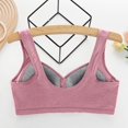 thumbnail image 3 of Everyday Bras for Women plus Size Compression Bra Front Closure Bra Women's Bras Push up Women's Bras Running Bra Thin Sports Bra Womens Bras Underwire Bra for Women Sports Bra Large Pink 44, 3 of 4