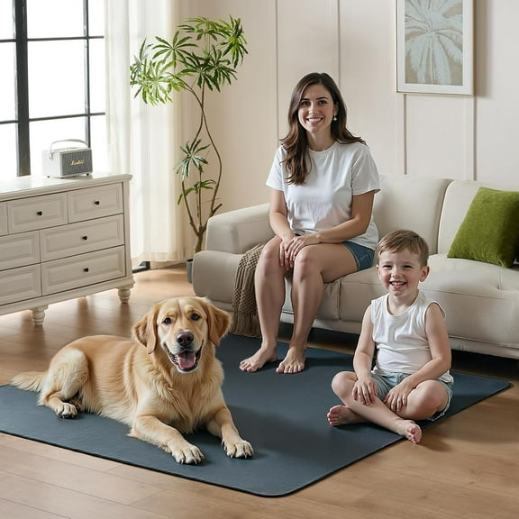 Extra Large Washable Pee Pads for Dogs 72x72 Super Absorbent Non-Slip Reusable Pet Training Mats