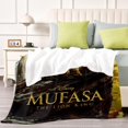thumbnail image 4 of Mufasa: The Lion King Throw Blanket for Kids and Adults Soft and Cozy Blankets Gifts 40x50 Inch, 4 of 7