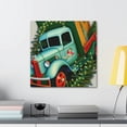 thumbnail image 4 of Merry Christmas Delivery Truck - Canvas, 4 of 10