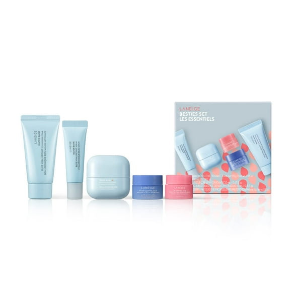 Set de cuidado de la piel LANEIGE Icons To Go: crema para piel, crema de banco de agua