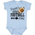 thumbnail image 3 of Inktastic Daddy's Little Football Fan Boys or Girls Baby Bodysuit, 3 of 5