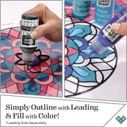 Plaid Gallery Glass Paint - Light Yellow, 2 oz