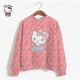 thumbnail image 3 of Sudadera con capucha de manga larga con estampado de HELLO KITTY para mujer, suéter de moda con capucha de dibujos animados para otoño e invierno, 3 of 5