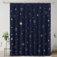 thumbnail image 1 of Cortina de ducha Amaredom Star Celestial 180 x 180 cm con ganchos, 1 of 7