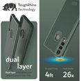 thumbnail image 3 of TUDIA MergeGrip Orbic Myra 5G UW Phone Case Dual Layer Heavy Duty Cover - Pine Green, 3 of 7