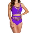 thumbnail image 3 of Blmnix Cami Women Bras Sexy Bra Push Up Bra Spaghetti Straps Purple Cut-Out Comfortable Bras for Women, 3 of 4