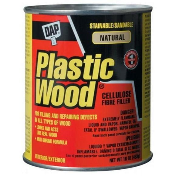 DAP 21506 16oz. Natural Plastic Wood Solvent Filler