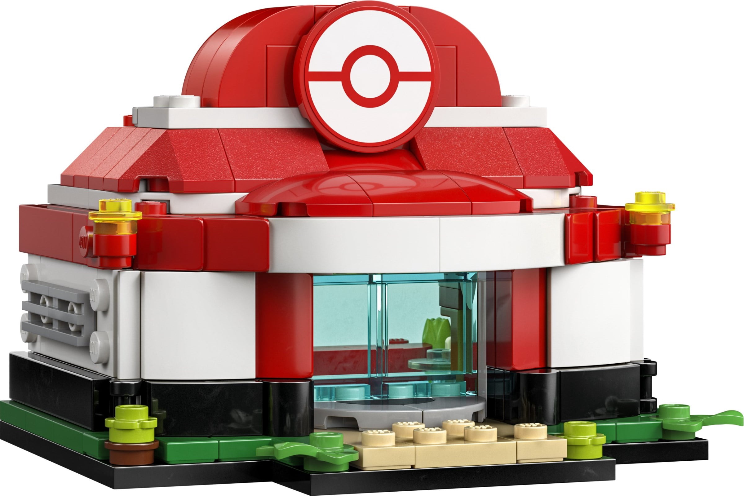 LEGO Pokémon Mini Pokémon Center – 233-Piece Collectible Display Building Set with Sliding Doors & Healing Station, Gamer Room Decor Gift for Adults – 40911