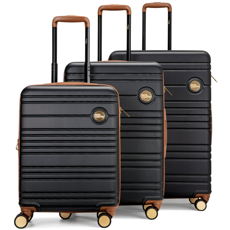 Miami CarryOn Brickell Lightweight 3 Piece Expandable Spinner