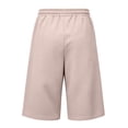 thumbnail image 5 of Men's Cargo Sweat Shorts Casual Drawstring Elastic Waist 3/4 Athletic Workout Gym Jogger Shorts with Big Pockets M, 5 of 7