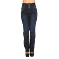 thumbnail image 6 of Fashion2Love Colombian Design Butt Lift High Waist Straight Leg Jeans, 6 of 8