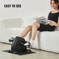 thumbnail image 6 of KFFKFF Compact Pedal Trainer, Under-Desk Bicycle for Arm/Leg Workout, Adjustable Resistance Home Office Exercise Equipment, Portable Cycle with Digital Monitor & Anti-Skid Mat, 6 of 9