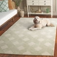 thumbnail image 3 of SAFAVIEH Ebony Marva Plaid Area Rug, Green/Ivory, 5' x 8', 3 of 11